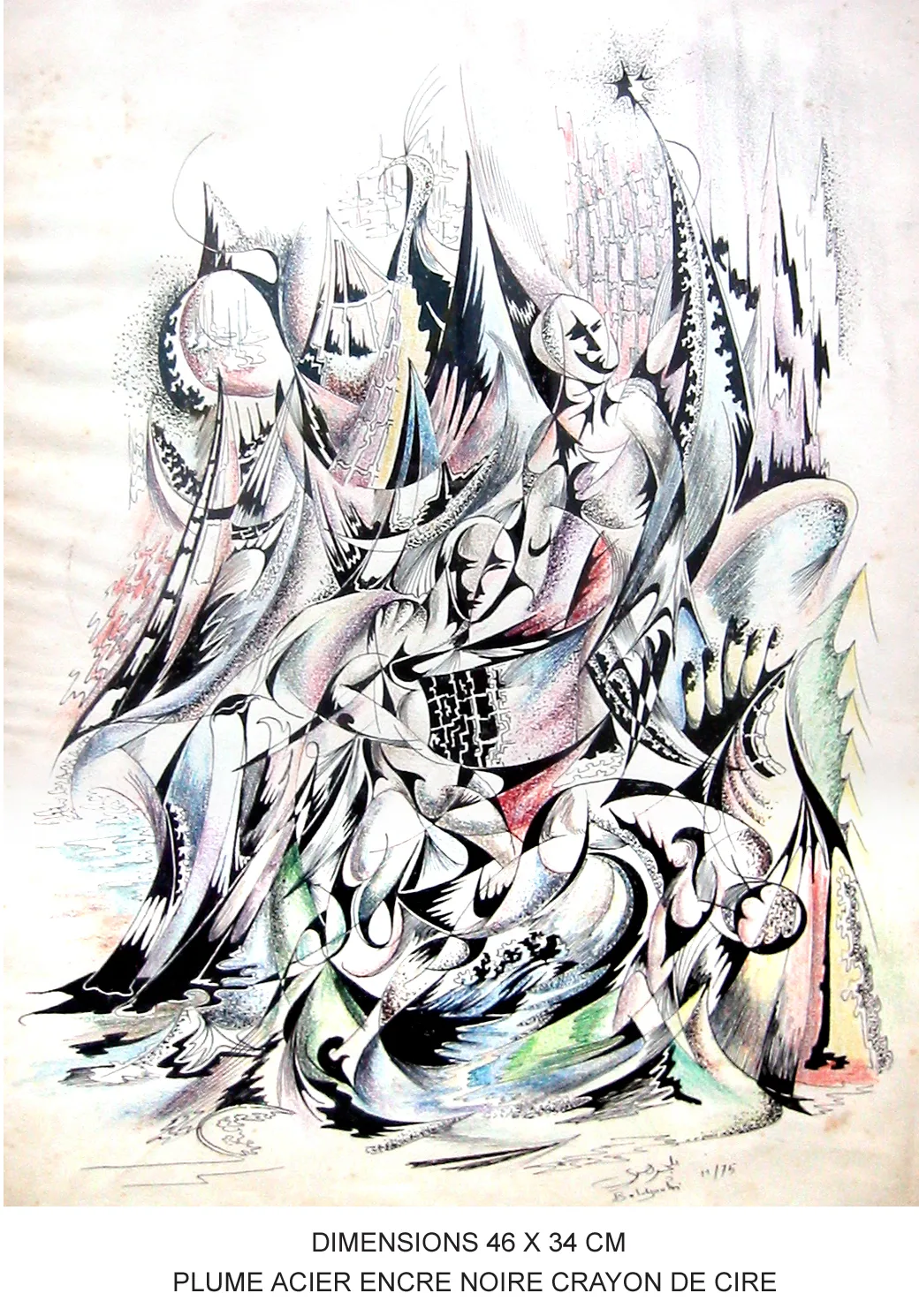 Plume craie 15