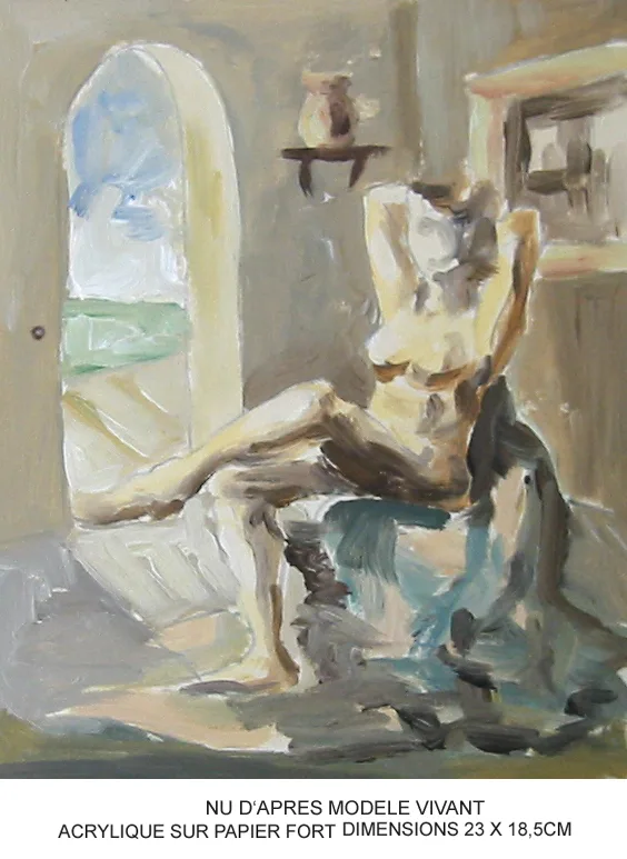 Nu d'après modèle vivant (2)