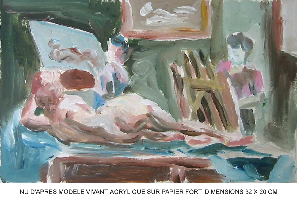 Nu d'après modèle vivant (2)