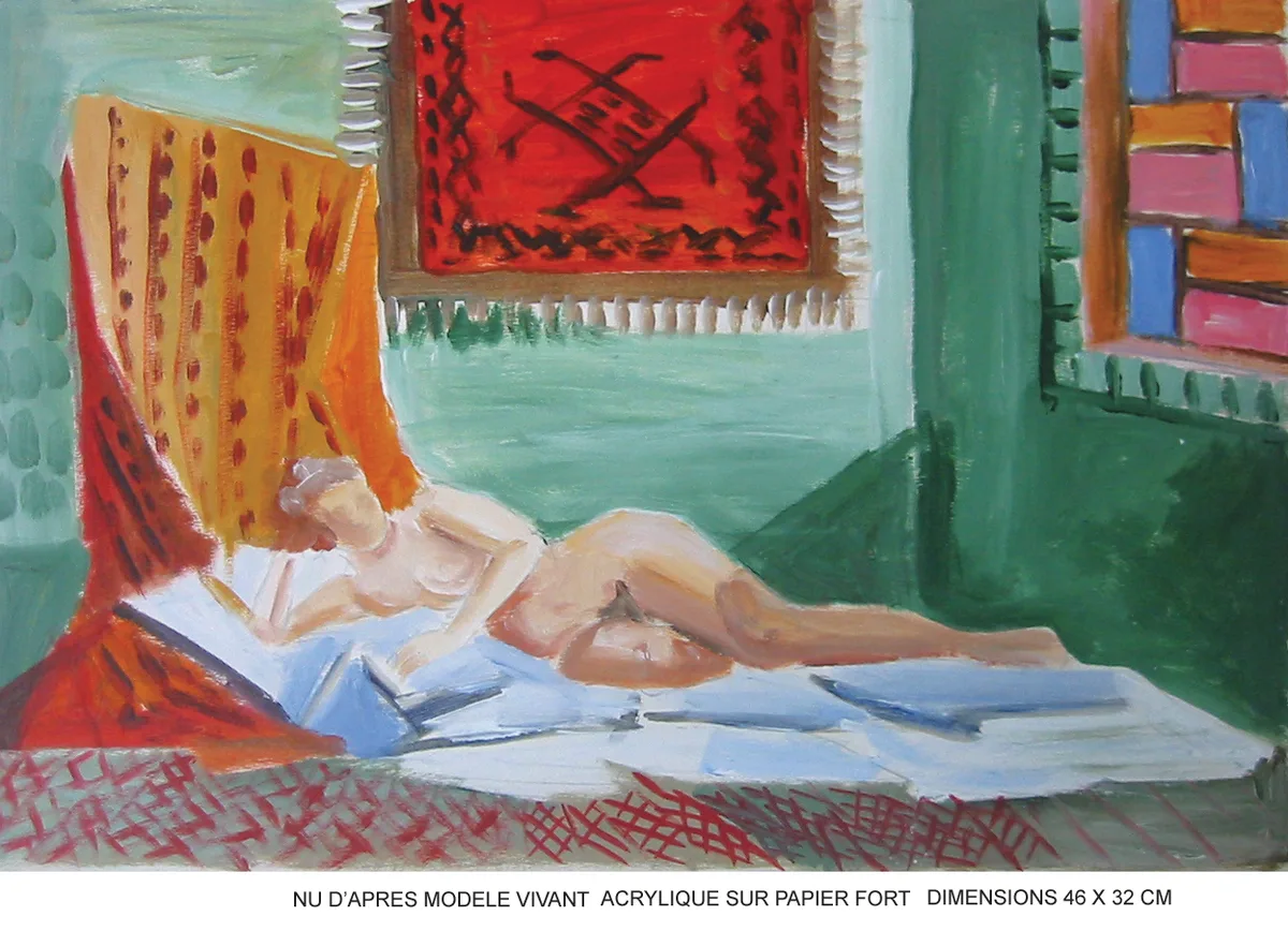 Nu d'après modèle vivant (2)