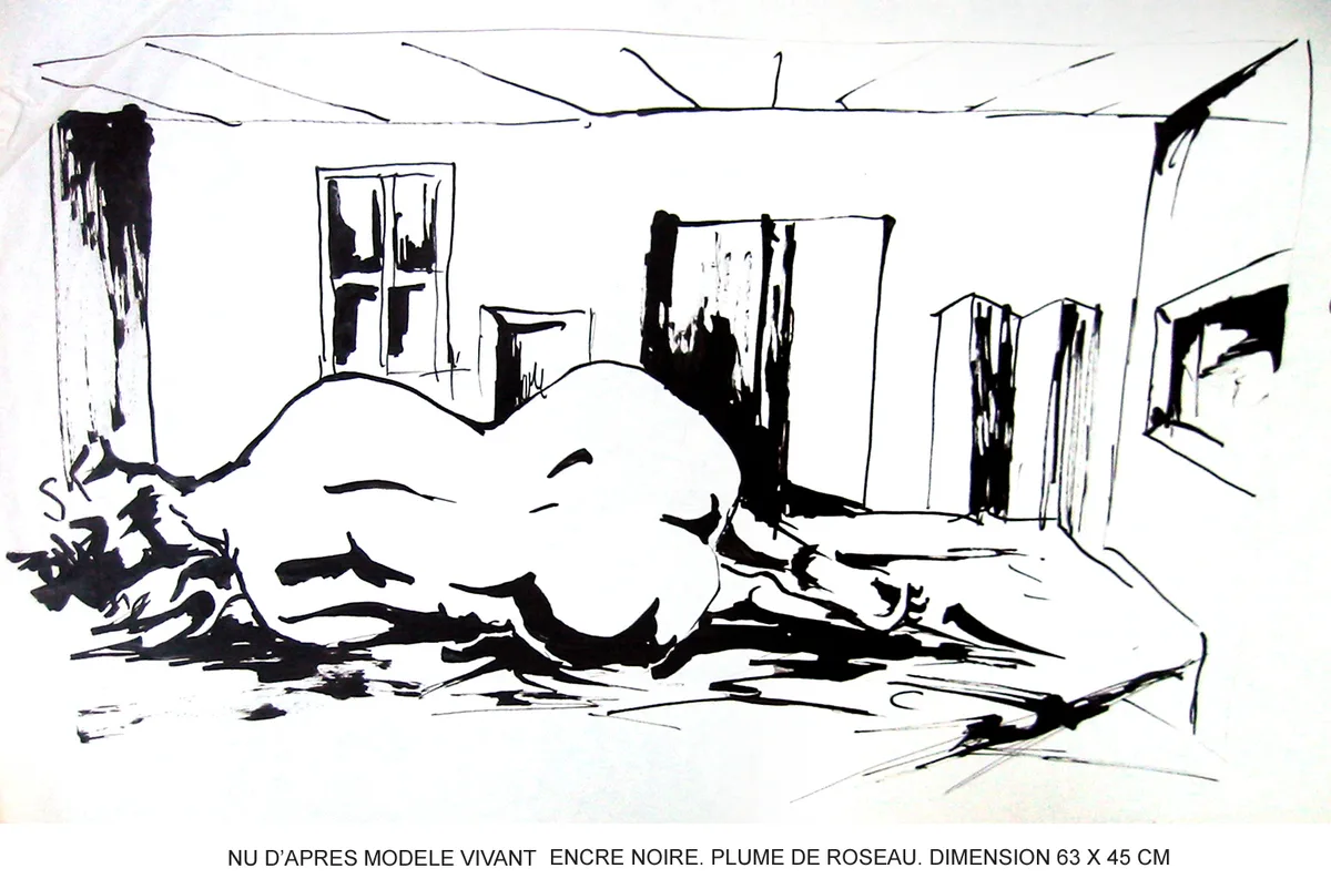Nu d'après modèle vivant (2)