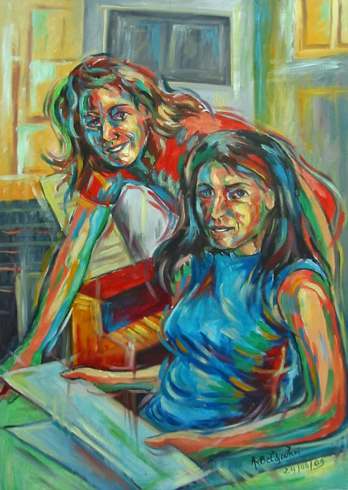 Deux demoiselles